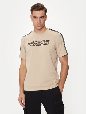 Guess Guess Majica Arlo Z4GI18 J1314 Bež Regular Fit