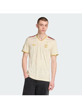 adidas adidas Koszulka techniczna Flamengo Biały Slim Fit