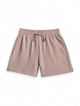 4F 4F Szorty sportowe BASIC+ Beżowy Regular Fit