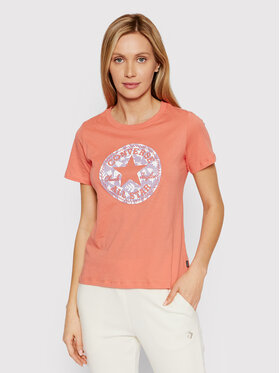Converse Converse T-Shirt 10022955-A03 Oranžová Standard Fit