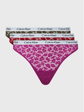 Calvin Klein Underwear Calvin Klein Underwear Sada 3 kusů klasických kalhotek 000QD3926E Barevná