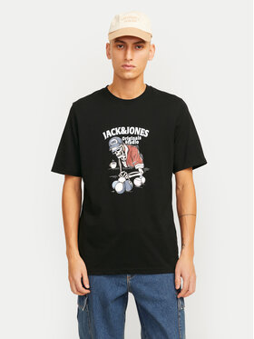 Jack&Jones Jack&Jones Marškinėliai Eight Skull 12264841 Juoda Standard Fit