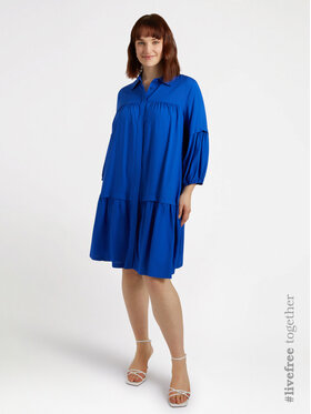 Fiorella Rubino Fiorella Rubino Sukienka codzienna 7580T001607N024 Turkusowy A-Line Fit