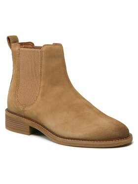 Clarks Clarks Боти тип челси Cologne Arlo 2 261747684 Бежов