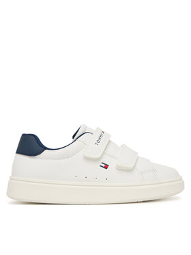 Tommy Hilfiger Tommy Hilfiger Laisvalaikio batai Low Cut Velcro Sneaker T1X9-35216-1355 S Balta
