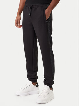 KARL LAGERFELD KARL LAGERFELD Teplákové kalhoty 705001 561902 Černá Regular Fit