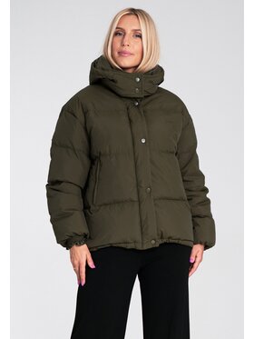 FIGL FIGL Vatovaná bunda M1229 Zelená Regular Fit