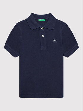 United Colors Of Benetton United Colors Of Benetton Polo 3089C3135 Granatowy Regular Fit