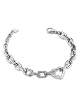 Guess Guess Náramek JUBB05016JW-RH Stříbrná