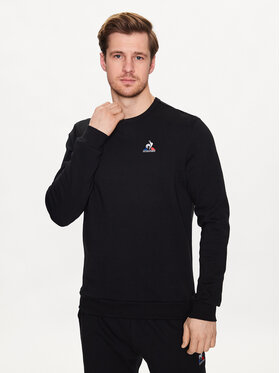 Le Coq Sportif Le Coq Sportif Džemperis ar kapuci 2310557 Melns Regular Fit