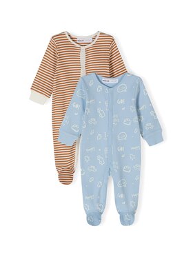 MINOTI MINOTI Komplet 2 par pajacy 24babypack29 Beżowy