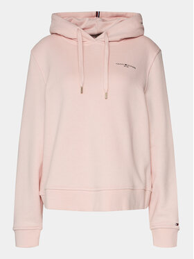 Tommy Hilfiger Tommy Hilfiger Majica dugih rukava 1985 WW0WW40274 Ružičasta Relaxed Fit