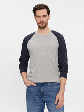 Brave Soul Brave Soul Longsleeve MLT-69OSBOURNEJ Szary Regular Fit