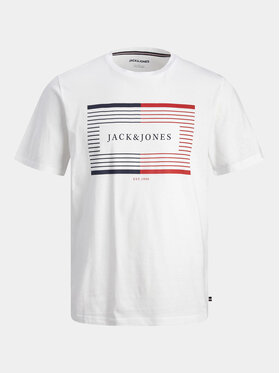 Jack&Jones T-shirt Cyrus 12247810 Bijela Standard Fit