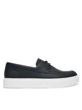 Calvin Klein Calvin Klein Pusbačiai Hybrid Clean Boat Shoe Lth HM0HM02233 Tamsiai mėlyna