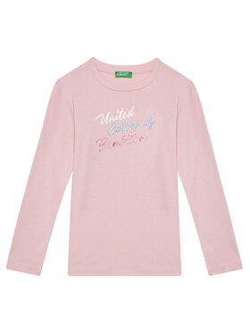 United Colors Of Benetton United Colors Of Benetton Bluse 3I9WC10MY Rosa Regular Fit
