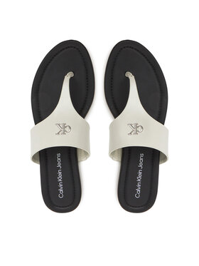 Calvin Klein Jeans Calvin Klein Jeans В'єтнамки Flat Sandal Toepost Mg YW0YW01691 Білий