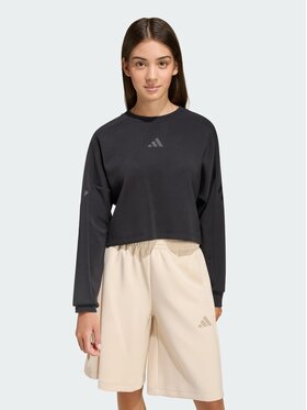 adidas adidas Bluza 158912 Czarny Loose Fit