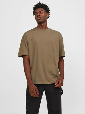 Jack&Jones Jack&Jones T-shirt Bradley 12249319 Smeđa Regular Fit