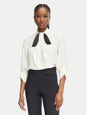 Elisabetta Franchi Elisabetta Franchi Bluza CA-178-66E2-V320 Kremna Regular Fit
