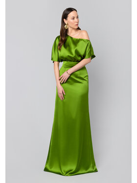 Kasia Zapała Kasia Zapała Sukienka wieczorowa Nellie Zielony Slim Fit