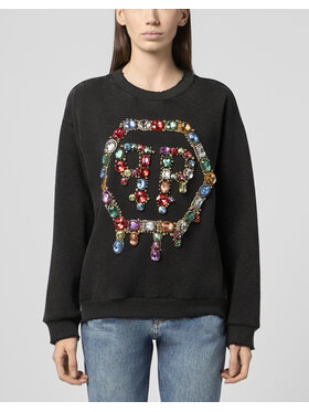 PHILIPP PLEIN PHILIPP PLEIN Felpa 30528 Nero Regular Fit