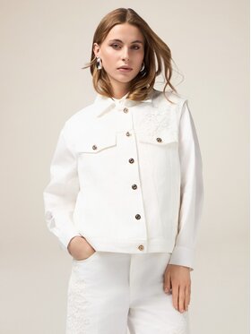 Oltre Oltre Giacca outdoor L700J000002N011 Bianco Regular Fit