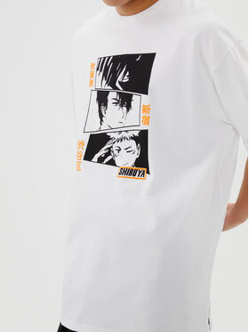 Togoshi Togoshi T-shirt TG22-TSM010 Bijela Oversize