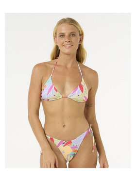 Rip Curl Rip Curl Góra od bikini Cala Vadella Trilange Top Kolorowy