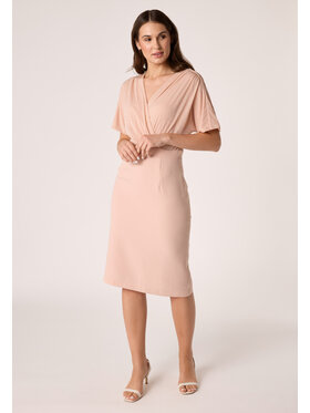 QUIOSQUE QUIOSQUE Sukienka codzienna QUIOSQUE 4SH006103 Beżowy Regular Fit
