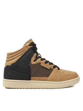Guess Guess Sneakersy Sava Mid FMTSAM FAB12 Brązowy