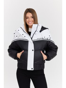 KARL LAGERFELD KARL LAGERFELD Kurtka damska 245W1505 Czarny Regular Fit