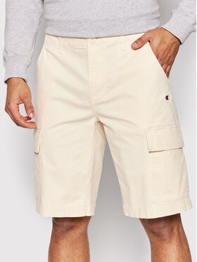 Champion Champion Szorty materiałowe Cargo 216324 Beżowy Custom Fit