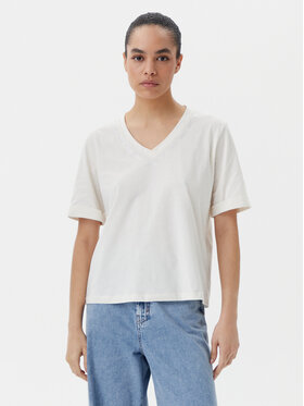 Liu Jo Beachwear Liu Jo Beachwear T-Shirt TA5175 JS923 Écru Regular Fit