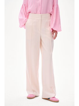 blue shadow blue shadow Spodnie damskie Demi Écru Regular Fit