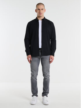 BIG STAR BIG STAR Koszula NISSIP Czarny Slim Fit