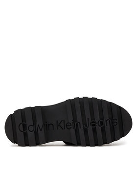 Calvin Klein Jeans Natikače Toothy Combat Sandal In Dc YW0YW01339 Crna