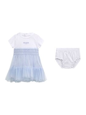 Guess Kids Guess Kids Každodenní šaty 171961 Bílá Classic Fit