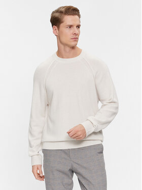 Calvin Klein Calvin Klein Пуловер K10K111954 Екрю Regular Fit
