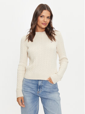 Tommy Jeans Tommy Jeans Pullover Essential DW0DW18683 Beige Regular Fit
