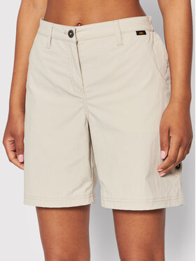 Jack Wolfskin Jack Wolfskin Szövet rövidnadrág Desert 1505311 Bézs Regular Fit