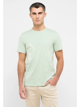Mustang Mustang T-Shirt Style Austin Zielony Regular Fit