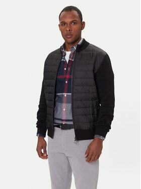 Barbour Barbour Prehodna jakna Carn Baffle MKN1104BK31 Črna Regular Fit