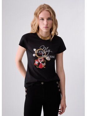 Liu Jo Liu Jo T-shirt WF6407JS923L9545 Nero Regular Fit
