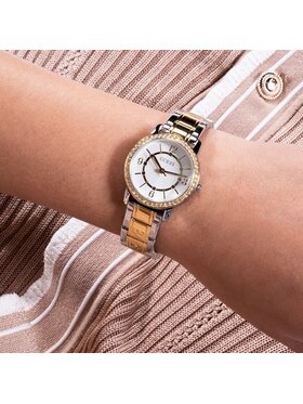 Guess Guess Hodinky GW0468L4 Strieborná