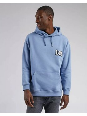 Lee Lee Felpa LOOSE HOODIE Blu Loose Fit