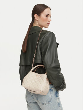 Guess Guess Дамска чанта Juliet Mini HWQG24 56710 Кремав