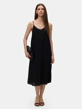 Vero Moda Vero Moda Rochie de vară Emilo 10340519 Negru Loose Fit