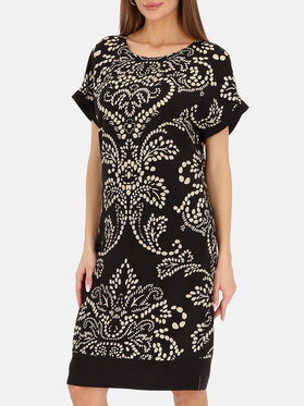 Potis & Verso Potis & Verso Sukienka letnia Lara Czarny Regular Fit