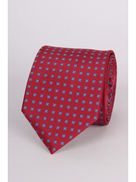 LARS LARS Krawat P3443 Czerwony